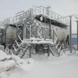 Утепление резервуаров для хранения аммиака