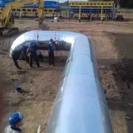 Двухслойная изоляция труб
