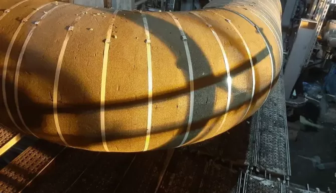 Утепление пожарной трубы пеностеклом FOAMGLAS®